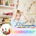 Miniatyrbilde 5 av 5: 20 stk 4 i 1 fargeblyanter i tre (forhåndsslipt)