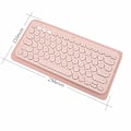 Miniatyrbild 3 av 5: PU Läder Bärbar Tangentbordsväska Förvaringsväska Dammtät Skyddsväska för Logitech K380 Multi-Device Bluetooth Tangentbord (Svart)
