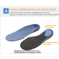 Miniatyrbilde 5 av 6: Hælsporeinnleggssåler, ortopediske innleggssåler, komfortable innleggssåler med høy buesupport, innleggssåler for plantar fasciitt, arbeidssko for menn og kvinner L