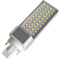 Pikkukuva 1 / 5: G24 LED-vaihtolamppu, valkoinen kotelo, lämmin valkoinen, 8,0 W 265,00 V