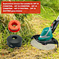 Pikkukuva 4 / 5: F016800175 Bosch Art 23 26 30 Easytrim -trimmerille, 8 m x 1,6 mm, sis. suojuksen F016L71088 (3 kpl lankarullia + 1 suojus)