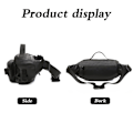 Miniatyrbild 5 av 5: Fiske Tackle Bag Fanny Pack, Vattentät Fiskeverktyg Midjeväska för Fiske Vandring Löpning