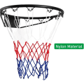 Miniatyrbillede 4 af 5: Basketball Net, 4 Pak Højtydende Basketball Net Udskiftning Farvet Basketball Hoop Stand Nets Netball Ring Basket Ball Hoop Nets, 12 Loops