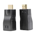 Pikkukuva 3 / 3: HDMI-jatke HDMI RJ45:lle Cat 5e/6 -verkon LAN-Ethernet-sovitin 4k 1080p black