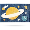 Miniatyrbilde 1 av 5: Badrumsmatta i mikrofiber, absorberande, halkfri, Planet 15,7\"x23,6\"