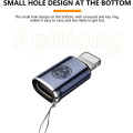 Miniatyrbild 6 av 6: USB C till light-ning adapter, [2 Pack] Typ C hona till light-ning hane adapter, stödjer 27W PD, Typ C laddning Stödjer dataöverföring