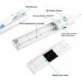 Miniatyrbilde 4 av 4: Sensor Garderobe Lys, 1M LED Stripe Lys Nattelys, 6000K Kald Hvit, Automatisk På/Av, Batteridrevet