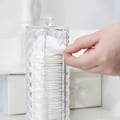 Miniatyrbillede 2 af 5: Akryl Makeup Bomuldspudeholder, Klar