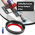 Miniatyrbilde 4 av 5: Støvbeholder topp tetningsring erstatning for Dyson V11 SV14 SV15