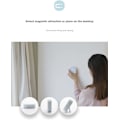 Miniatyrbillede 5 af 5: Elektronisk kvadratisk lydløs vækkeur til sengebordet, intelligent temperatursensor, bordur, boligindretning