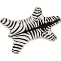 Miniatyrbillede 1 af 5: Zebra stribet smykkebakke Keramiske tallerkener Forgyldt 5,9\", Sort
