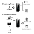 Pikkukuva 3 / 5: Bluetooth 5.0 -lähetin-vastaanotin 3,5 mm:n Bluetooth-ääniadapteri