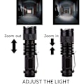 Miniatyrbillede 3 af 5: Mini LED lommelygte, 5 stk. 350 lumen 3 tilstande (ingen batteri)