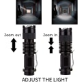Pikkukuva 3 / 5: Mini LED-taskulamppu, 5 kpl 350 lumenia 3 tilaa (ei paristoa)