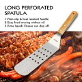 Miniatyrbillede 2 af 5: Griddle BBQ-skraber sæt – 3 stk. rustfrit stål griddle spatler