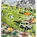 Miniatyrbild 5 av 5: Stor Barnbilbana - Dinosauriegrön
