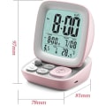 Miniatyrbilde 5 av 5: Vekkerklokke Digital Vekkerklokke Barnas for lading Hjem Retro Liten Datamaskin Bordklokke Våkne opp artefakt Skrivebord Smart Klokke Klokke