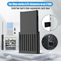Miniatyrbilde 1 av 5: Bærbar 1 TB ekstern SSD - Passer til Xbox Series X/S, ekstern vertsdriftskonverteringsboks M.2 utvidelsesboks 32 g bredde