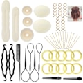 Miniatyrbild 1 av 5: 70PCS Hårstyling Set, Hårbulletillverkare, Hårdesign Stylingverktyg, DIY Hårtillbehör, Hårmodellering Verktygssats, Hårtillbehör