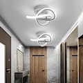Miniatyrbillede 3 af 5: Moderne LED-loftslampe, 22W aluminium og akryl loftslampe