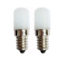 Pikkukuva 1 / 5: [2 kpl] E14 Pieni 2W LED-ruuvilamppu Kylmä Valkoinen Valo 6000K
