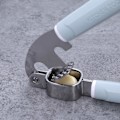 Miniatyrbilde 3 av 5: Hvitløkspresse med ergonomisk håndtak, rustfritt stål hvitløkspresse, 17 cm hvitløkskutter, hendig og enkel å rengjøre