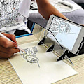 Pikkukuva 1 / 4: Sketch Wizard Tracing Drawing Board Optical Draw Projector Pain Black OneSize