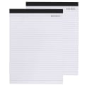 Miniatyrbild 1 av 5: A4-storlek påfyllningspapper breda linjerade skrivblock för PU-läder Padfolio Portfolio Urklipp Kalkylator Anteckningsblock 2-pack 25 ark per anteckningsblock