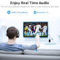Miniatyrbilde 3 av 5: Bluetooth 5.0 Sender/Mottaker for TV til Bluetooth Hodetelefoner