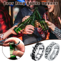 Miniatyrbillede 2 af 3: Rotation Chain Promise Rings for Women Men - Størrelse 8 (Sort)