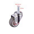 Miniatyrbillede 2 af 5: Hjul Casters, 1 tommer Trolley Swivel Caster Wheels, Sæt med 4