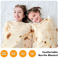 Miniatyrbild 4 av 4: Burrito-filt, dubbelsidig, gigantisk mjöltortilla-filt