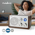 Miniatyrbilde 2 av 5: FM-radio | Borddesign | FM | Strømadapter | Analog | 15 W | Bluetooth® | Brun brown