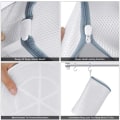 Miniatyrbilde 4 av 5: Vaskeripose for sko, polyester mesh skobager, sett med 2 (XL+ L)