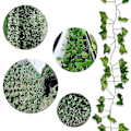 Miniatyrbillede 4 af 4: 12 stk. Kunstig Ivy Falsk Ivy Falske Planter Ivy Girland Kunstig Falsk Vine Blade