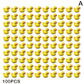Miniatyrbild 1 av 5: 100/200 st Mini Gummi Ankor Miniatyr Harts Ankor Gul Tiny D 100st gul 100st