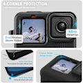 Miniatyrbilde 4 av 5: Etuisett for Go Pro Hero11/ 10/ 9, inkludert sidedeksel og objektivdeksel