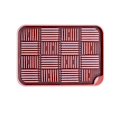 Miniatyrbild 1 av 3: Droppbricka, diskställ med droppbricka, diskställ för disk, droppställ för kök rosa pink