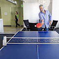 Miniatyrbilde 5 av 5: Bordtennisnett Bordtennisnett, justerbart innfellbart nett, ping pong erstatningsnett, flyttbart white