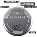 Miniatyrbillede 4 af 5: Touch Wake Up Natlampe med Solopgangssimulering Vækkeur