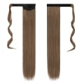 Miniatyrbild 2 av 5: Lång Ponytail Extension, Rak Syntetisk Fläthår Extension gold