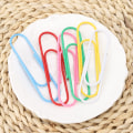 Miniatyrbillede 5 af 5: 70 stk. farvede papirclips store papirclips (4 tommer)