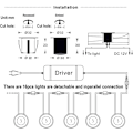 Miniatyrbillede 5 af 5: 16 Udendørs Indbyggede LED-spots, Ø 32mm Varm Hvid 2800k
