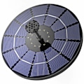Miniatyrbillede 1 af 5: 3,5W solcelledrevet springvandspumpe, solcelledrevet vandpumpe flydende springvand