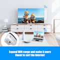 Miniatyrbild 4 av 8: WiFi-repeater, WiFi-förlängare, upp till 2640 kvm, den senaste generationen, WiFi-förstärkare med Ethernet-port, åtkomstpunkt, 1-trycksinställning