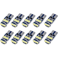 Miniatyrbillede 1 af 5: 10 stk. T10 W5W Canbus fejlfri LED-pærer 15 stk. Hvid 6000K