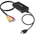 Miniatyrbilde 1 av 5: RCA til HDMI-omformer, kompositt til HDMI-adapter, støtter 1080p Pal/ntsc A Fiis null null ingen