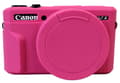 Magneta Silikon Fjernbar Objektivdeksel for Canon G7x Mark ii