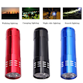 Miniatyrbilde 4 av 5: 3 stk. LED Mini Lommelykt Liten Lommelyktpenn Liten Nøkkelring Lommelykter Lommelykt for Camping Utendørs Nødsituasjon Hverdags Lommelykter (Uten Batteri)