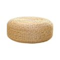 Miniatyrbilde 1 av 5: Setepute i japansk stil, håndlaget meditasjonspute, rustikk tatami-kontorpute, 40 cm diameter